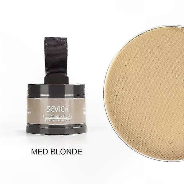 Vanntett hårpudder for å skjule hårvekst, voluminøs concealer Medium gyllen Medium gyllen Medium golden