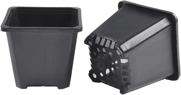 Robuste konstruktionspotter til brug i havearbejde og formering af plastik til langvarig brug til planteaktiviteter