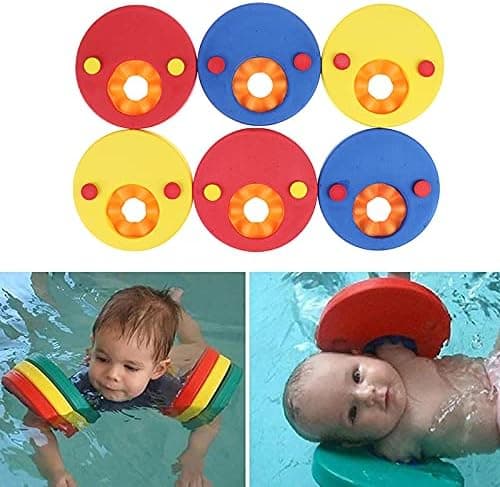 Simarmband, 6-pack, Delfinarmband, Tillverkade av skum, Flythjälpmedel för pool
