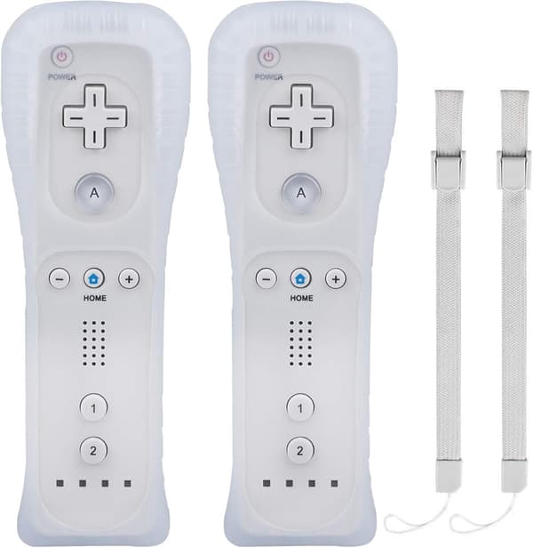 Wii Remote Controller med silikondeksel - 2-pakning [JUN]