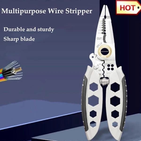 (pow yeah!) Kabelstripper Multifunktionel Elektriker Special Kabelstripper Universal Industriel Hardware Værktøj Kabeltang