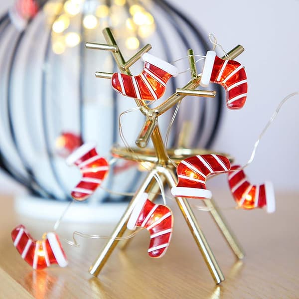 Christmas Decoration Lights Snowman Gnome Decoration Light String LED Copper Wire Light String