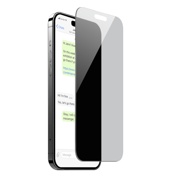 iPhone 16 Plus -yksityisyyssuojalasi Translucent
