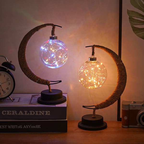 Warm Colors, Attractive Moonlight - Hanging Moonlight Night Light
