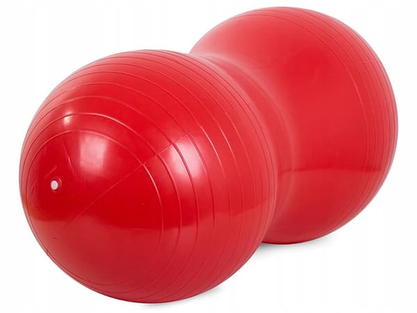 Exercise Ball / Pilates Ball with Pump - Peanut Red red
