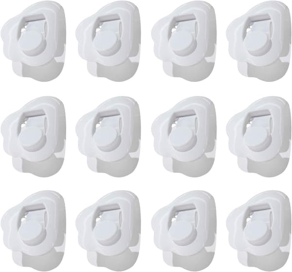 Dyneklips, 12 Stykker Skyformede Nålfrie Dyneklips