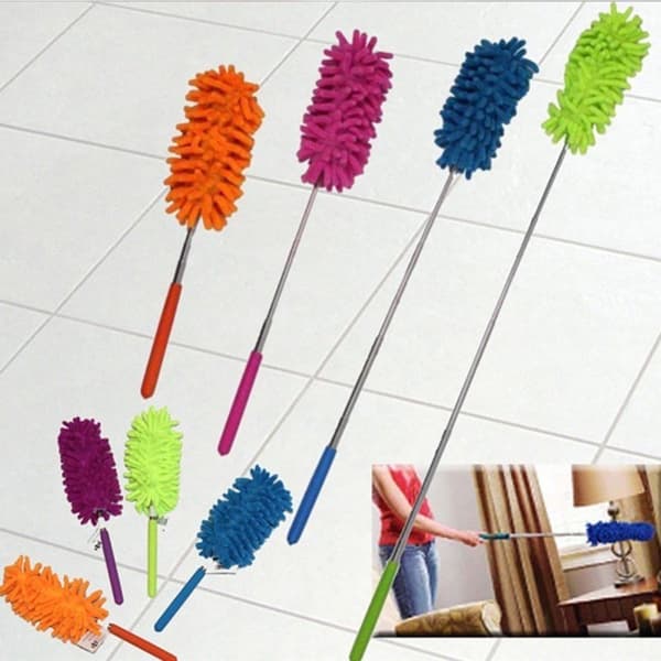 3-pack mikrofiberdammvippor, upp till 78 cm - Infällbar