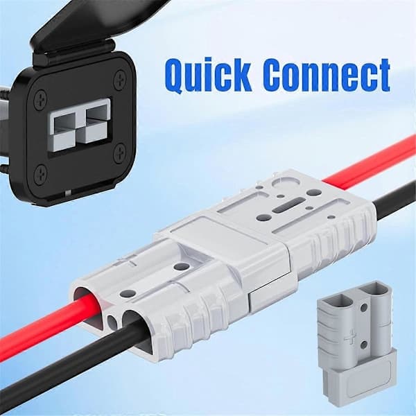 Anderson-liitin, 8AWG 50A akun pikaliitin