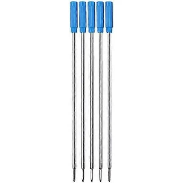 (pow yeah!) 10 st 11,6 cm Blå Kulspetspennor Refiller, Passar Cross 8513 Kulspetspennor, Medium Spets