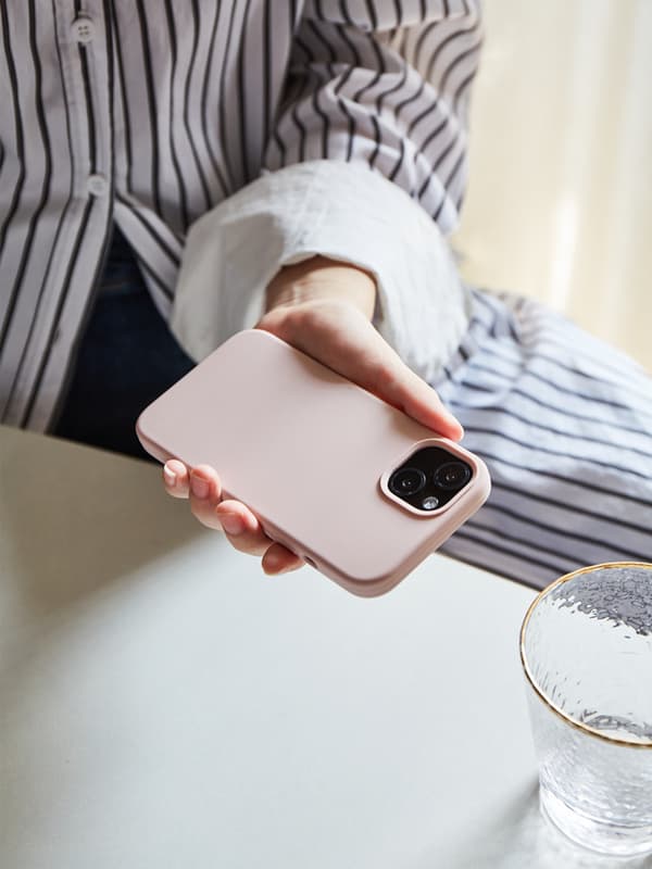 Puderrosa - Skal för Apple 14 Slim