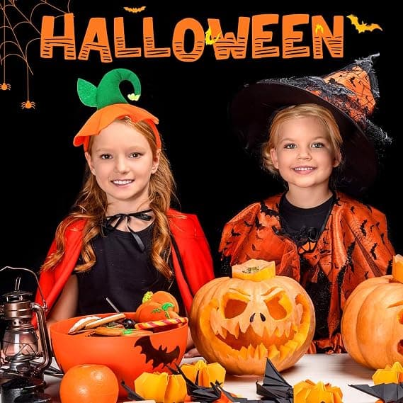 Halloween Gresskar Pannebånd Halloween Kostyme Gresskar Hodeplagg