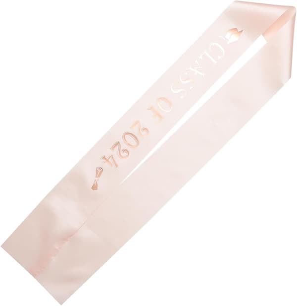 Klasse af 2024 Satin Gradueringsbånd til ceremoni