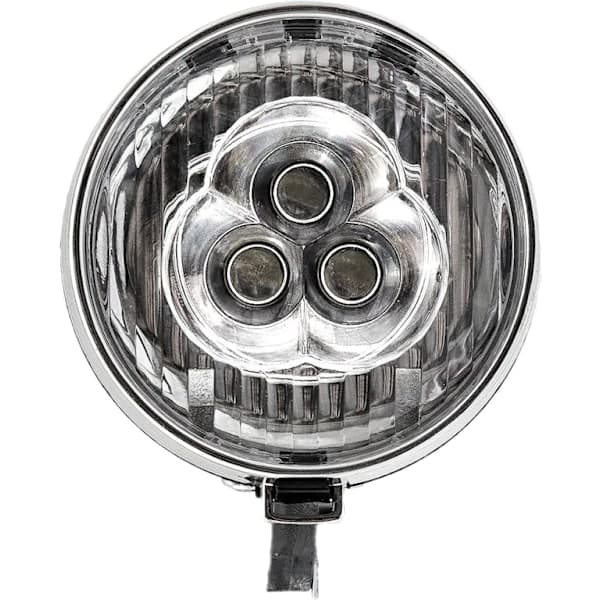 Cykelbelysning Retro 3 LED Sort til Gaffel med AAA-batterier Inkluderet