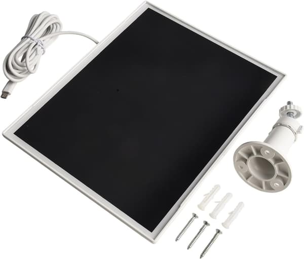 IP66 4M USB-kabel Utendørs Batteri Sikkerhetskamera Monokrystallinsk 10W 5V Solcellepanel med for