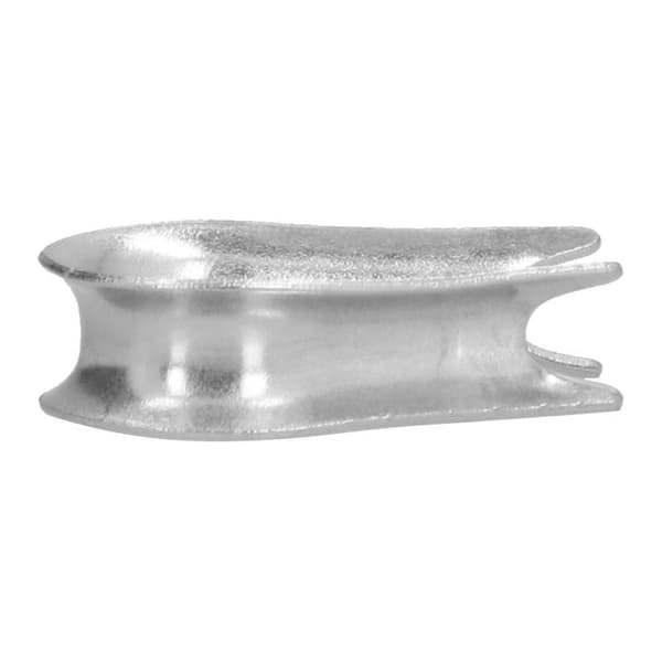 Stainless Steel Wire Rope Rigging Tools, 50-Pack Wire Rope Thimbles for Shipbuilding Industry (M4 (4mm))