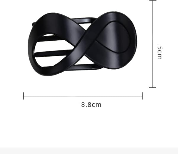 2 kpl suuria hiusklipsiä, matta matte
