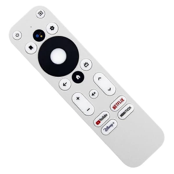Ergonomisk ABS-fjernbetjening med stemmefunktion til Mecool KM2 TV Set-Top Box
