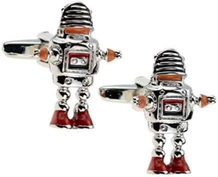Retro Robby Robot Nyhet Mansjettknapper Julegave