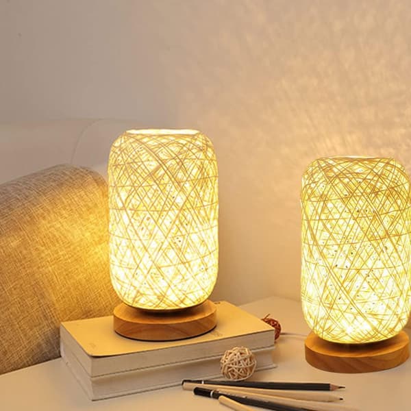 Retro nattbordslampe