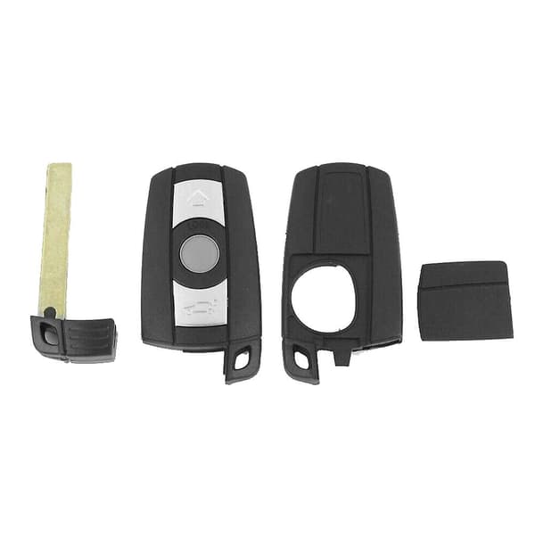 Fjärrnyckelskal Smart Nyckelskal Blad Nyckelhölje för 2006-2011 1 3 5 6-serie E90 E91 E92 E60 Kr55wk4