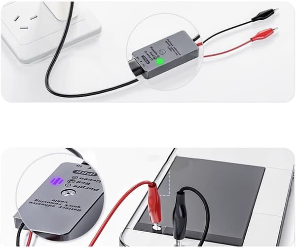 IP66 Batteri – 20 iPhone 16/16 5 Input / 25–28 Limopløserkabel cm Quick-Release Elektrolytisk Værktøj til Plus, V Limit,