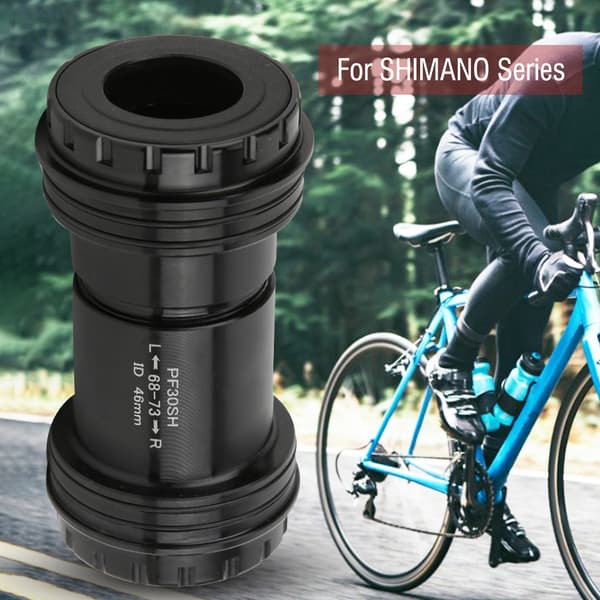 PF30 Alloy Bicycle Integrated Thread-Locking Bottom Bracket 46MM Crankset Accessories