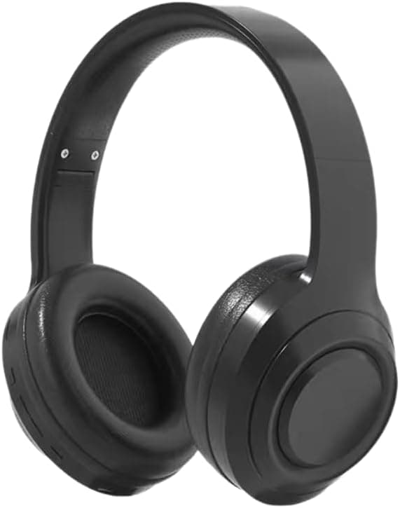 Over-Ear Foldbart Justerbart Headset, Bærbar Lang Holdbarhed Trådløs Kort, Dobbelt Stereo Støjreducerende Headset - Yunyan Sort