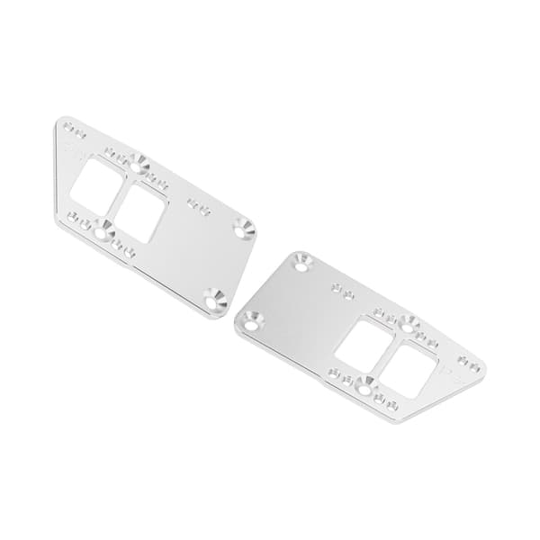 2 Engine Mount Conversion Plate Aluminum Alloy for Chevrolet LS1 LS2 LS3 LS6 LS Engine