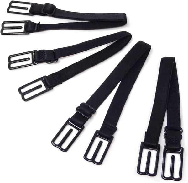 Dame 4 STK Skridsikker Elastisk Justerbar BH-stropholder - 4 STK