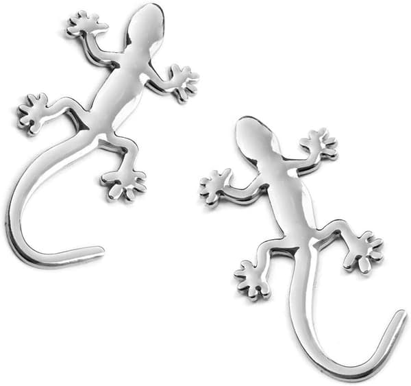 3D-metalemblem Gecko-logo til bil