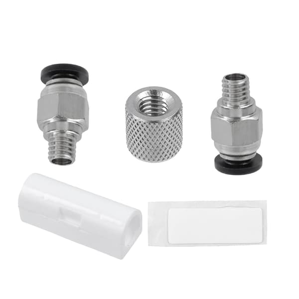 PTFE-rørforbinder med klæbende etui 6 stk., pneumatisk fitting