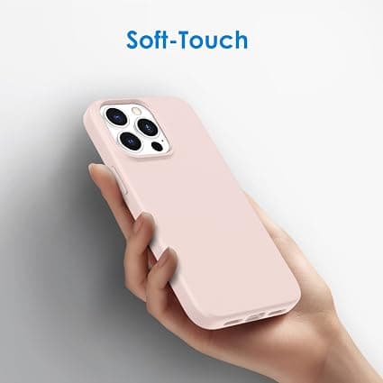 (Rose) Silikone Cover til iPhone 13 Pro 6,1 tommer, etui i