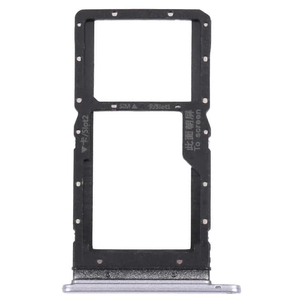 SIM-kortbakke + SIM-kortbakke / Micro SD-kortbakke til Honor Play 20 Lilla Purple