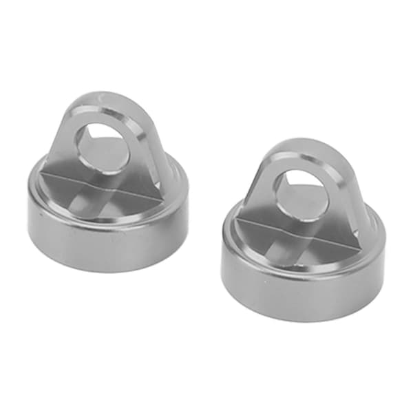 RC Støddæmper Toplåg Aluminiumslegering RC Dæmperlåg Beskyttelse til TENACITY Pro 1/10 2 stk. Titanfarve