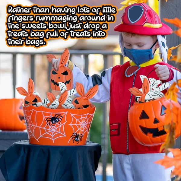 100 st 14*23cm Halloween-påsar Dekorationer Godispåsar för
