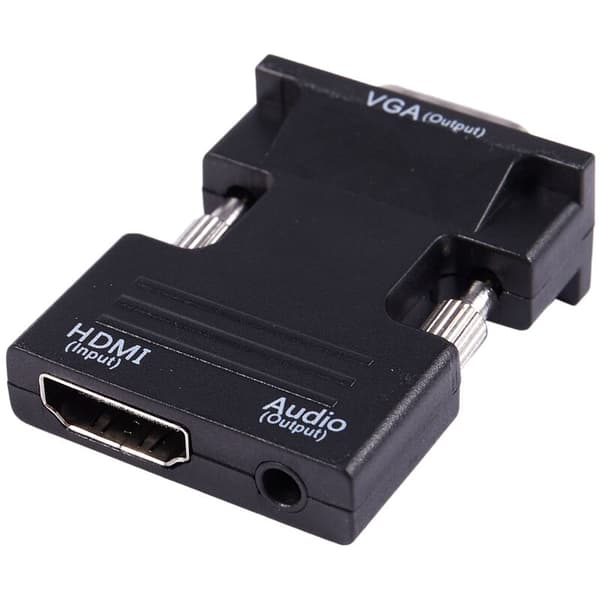1080P til VGA-hann med lydutgang kabelkonverteringsadapter