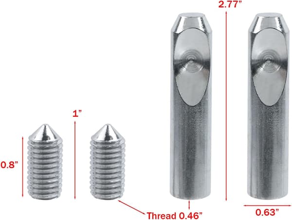 Vägghängd Toalett Fästbultar Kit, 1 Set