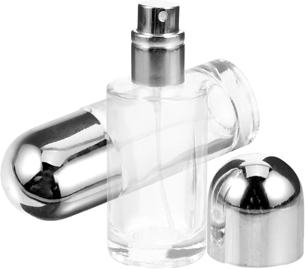 2 stk 24 ml påfyllbare glasssprayflasker for parfyme, mini reise tomme bærbare for kvinner og menn