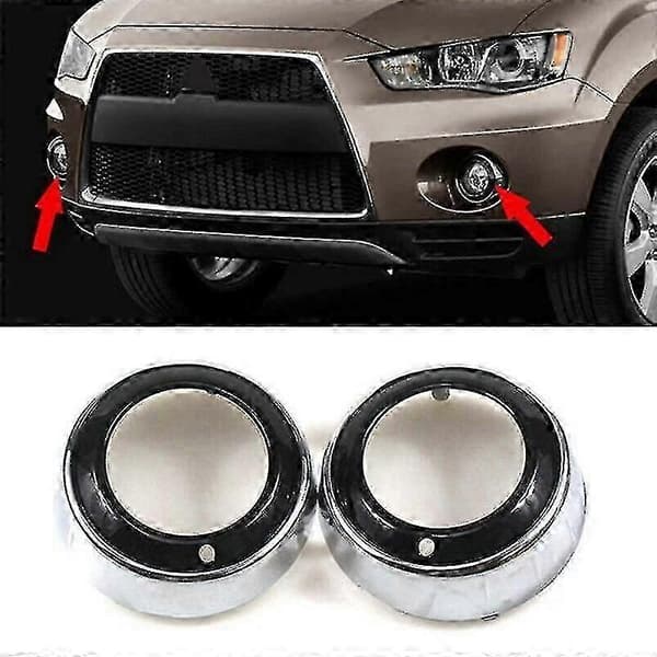 Front Right Bumper Fog Light Covers For Mitsubishi Outlander 2010-2012
