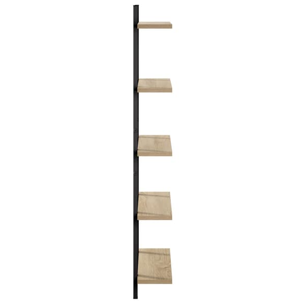 Vegghylle Sonoma-eik 60,5 x 13,5 x 102,5 cm konstruert tre