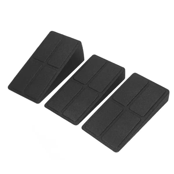 (pow yeah!) Slant Board Black EPP Adjustable Foot Calf Stretching Board for Home Fitness Training