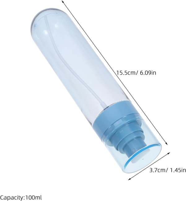 10 stk. påfyllbare reiseforstøverflasker 100 ml PETG fin