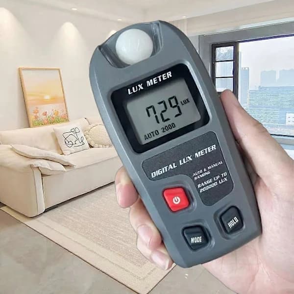 (pow yeah!) Easy-to-use Digital Light Intensity Meter - Small Digital Light Meter 0-200000