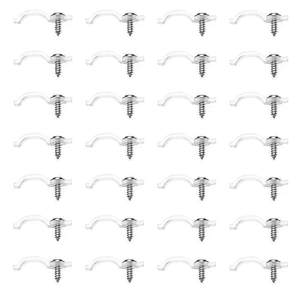 100 pcs LED Strip Car Cable Clips Strip Light Mounting Holder Loop Light Mounting Clip LED Light Strip Clip