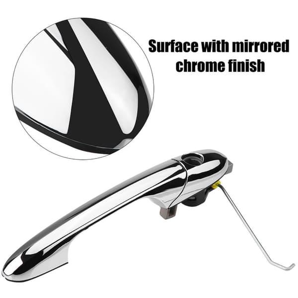 Outer Door Handle for Left-Hand Drive Fiat 500 2012-2018 68069