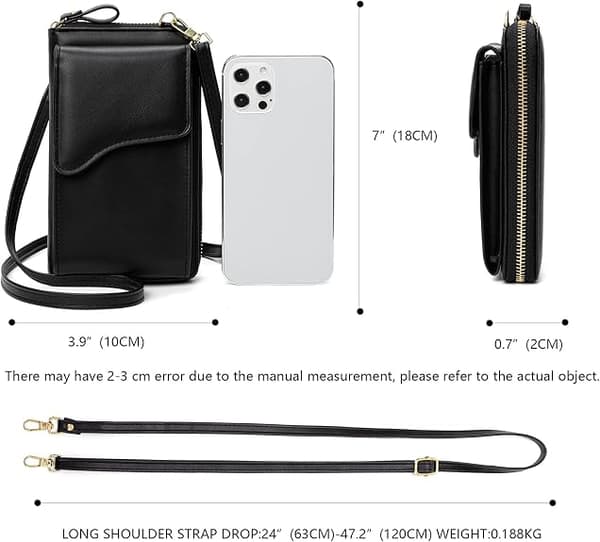 Small Leather Bag, Shoulder Bag, Mobile Phone Wallet