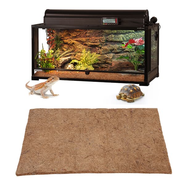 Kokosfiber Reptilmatte for Øgler Terrarium Substrat
