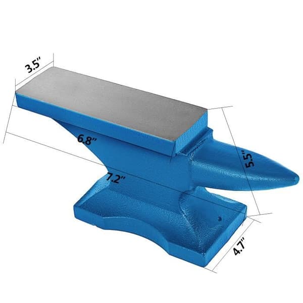 VEVOR 11 kg Støbejerns Ambolt med Horn [JUN]