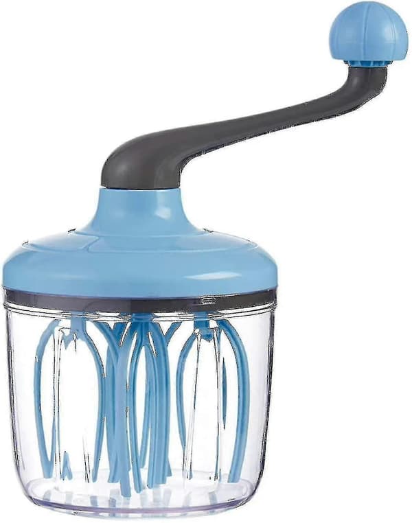 Rotating Hand Whisk Manual Whisk Egg Beater Rotating Handheld Egg Frother Mixer For Baking Cooking