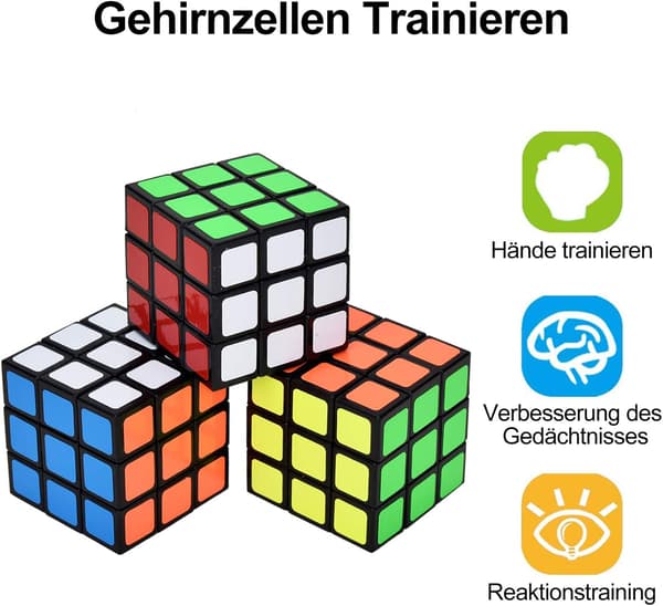 Sett med 16 Mini Magic Cubes 3 x 3 x 3 cm - Gave til barns bursdag